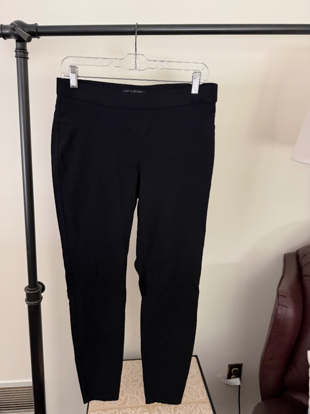 Zac & Rachel Black Pull-On Millennium Slim Ankle Pants